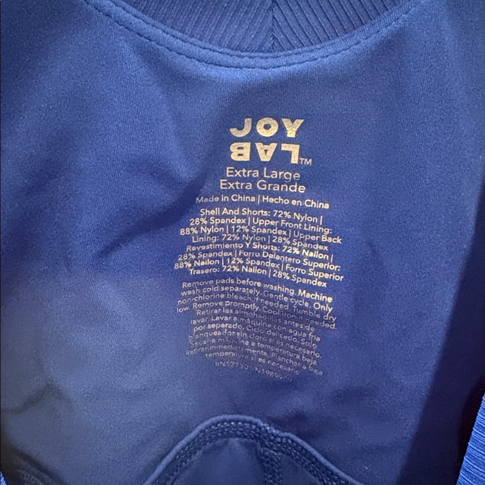NWT Joy Lab Royal Blue Athletic Dress with Shorts - XL - Picture 2 of 5